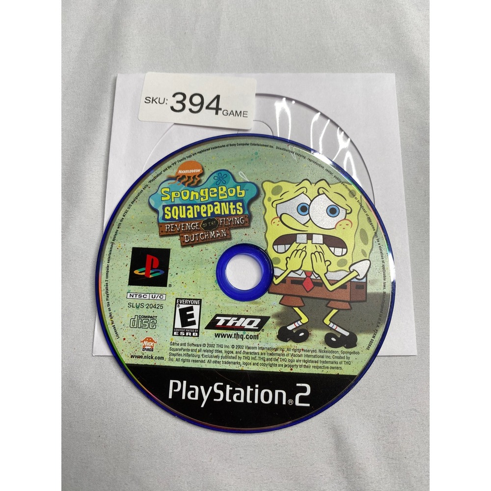 SpongeBob SquarePants Revenge of the Flying Dutchman Sony PlayStation 2